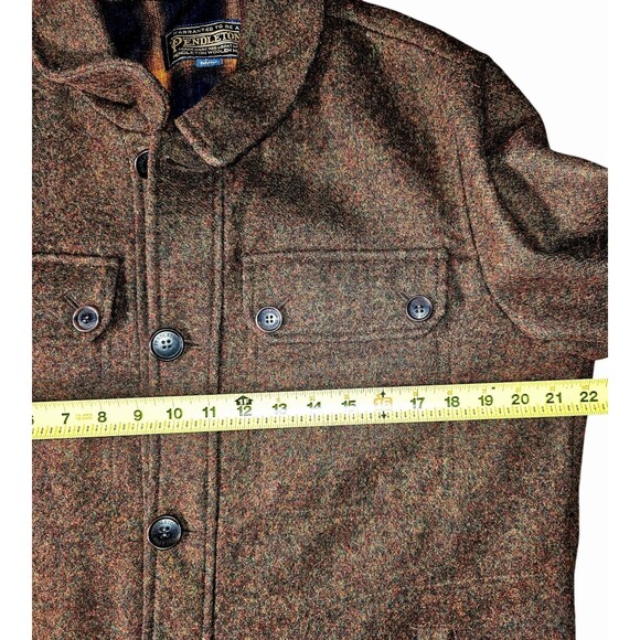 Pendleton Outdoors Capitol Hill Jacket Men's Size M Mahogany Brown Wool Bend - Picture 5 of 9